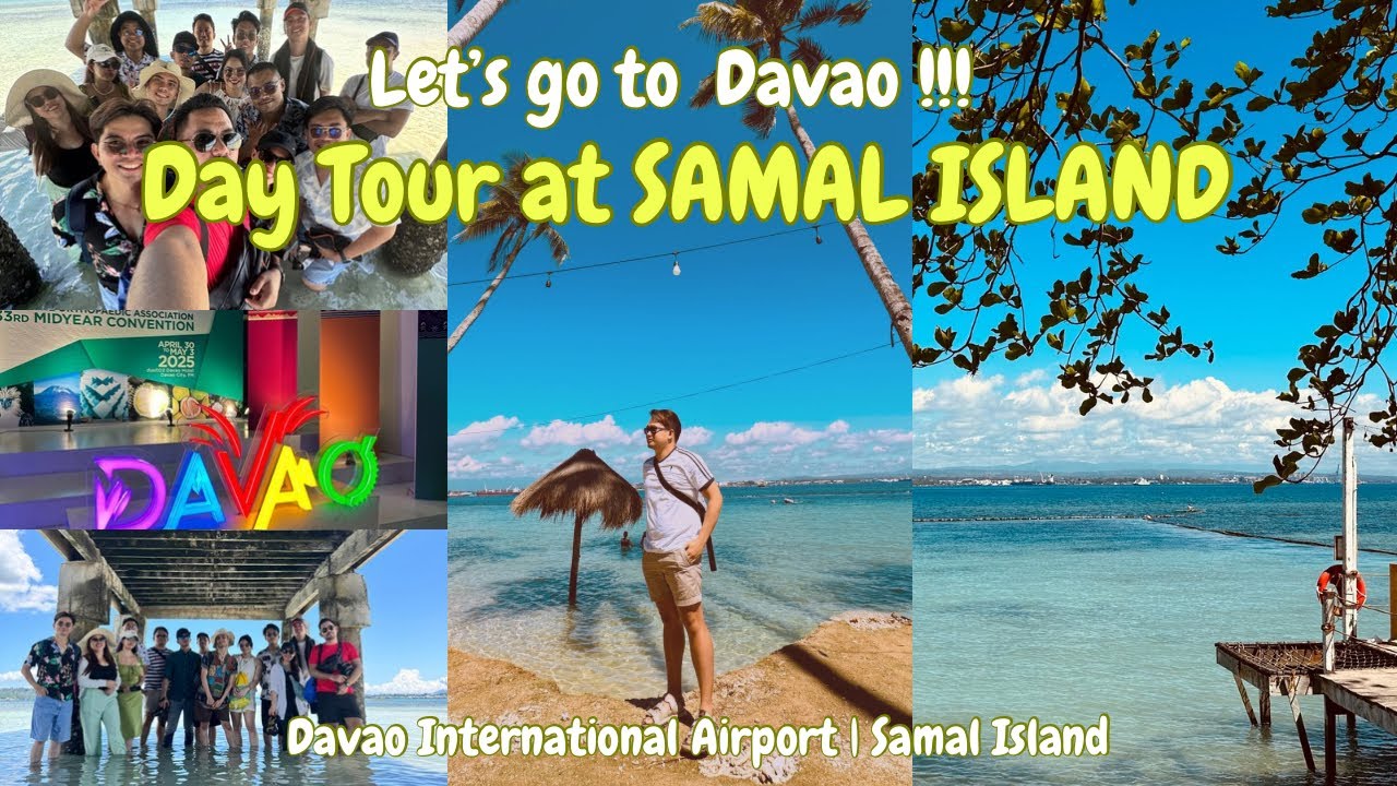 DAVAO 2025 : SAMAL ISLAND DAY TOUR | 1st time in Davao | Tourist Destination In Samal Island