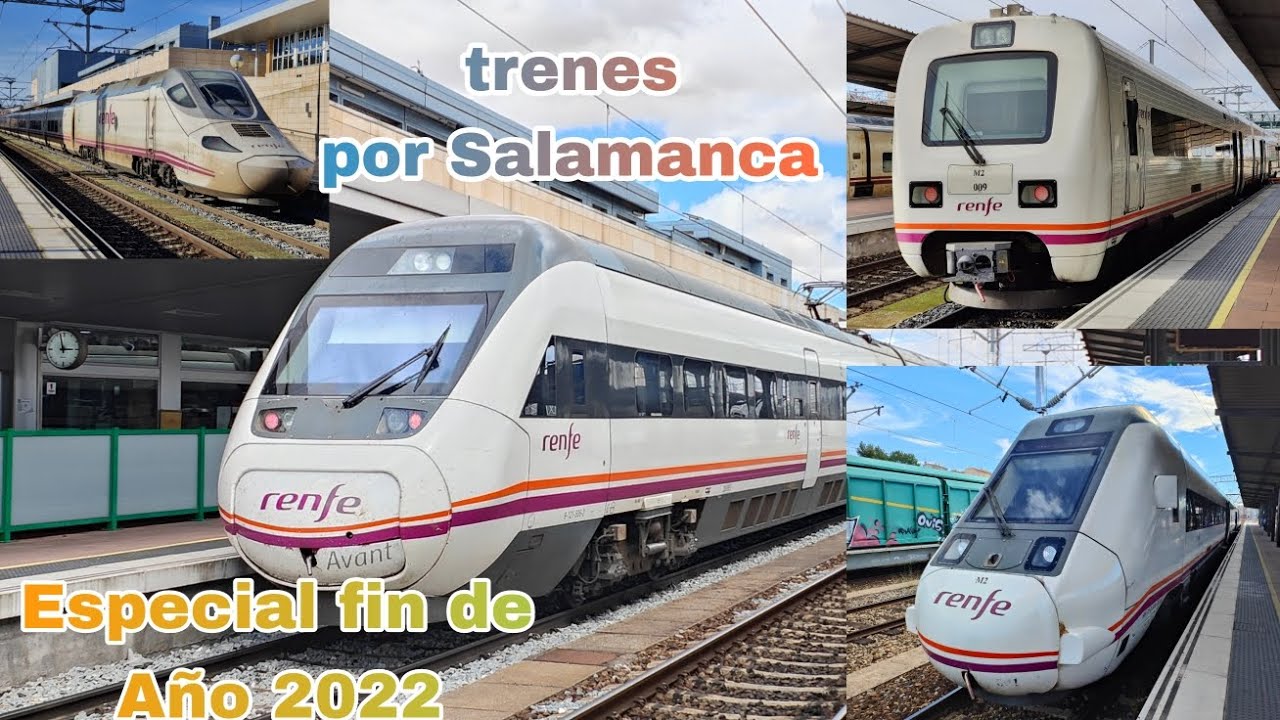 trenes de pasajeros en Salamanca , especial fin de año 2022