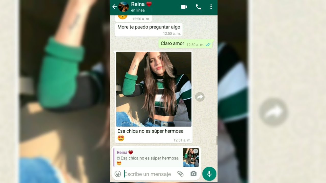pareja a distancia o relación distancia ( conversación de whatsapp)