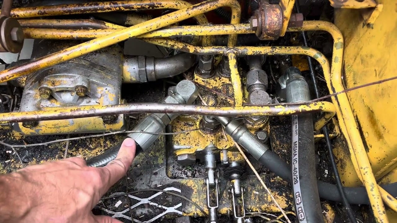 New holland L775 aux oil setup routing