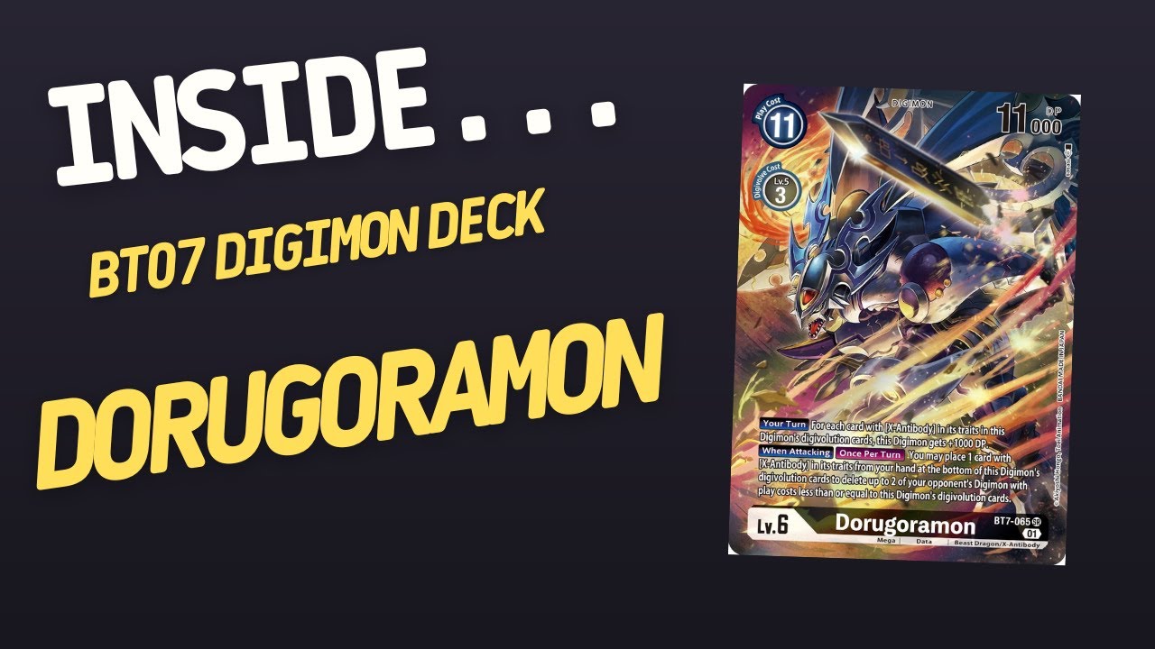 Dorugoramon DECK BT07 DIGIMON CARD GAME | Inside with Jo&atilde;o Ricardo Ep259