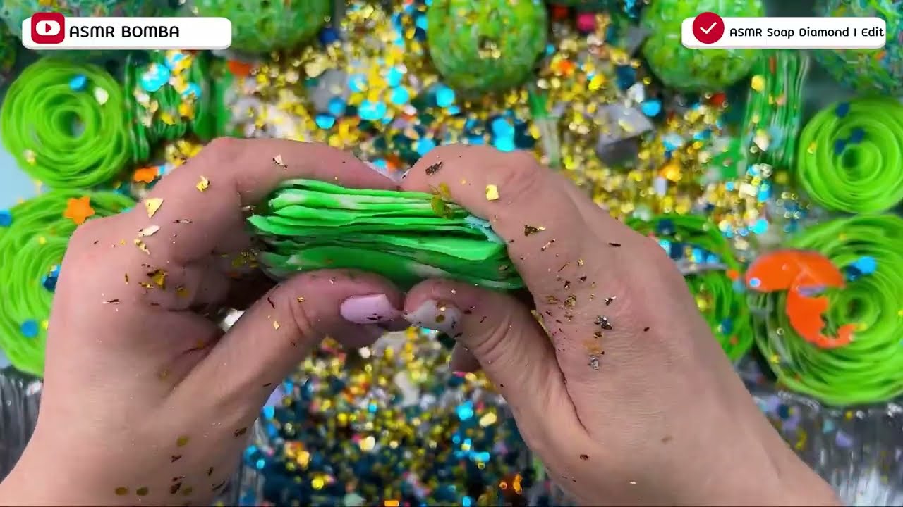 ASMR Soap 🌟Plates🌟 crushing compilation l credit : ASMR BOMBA