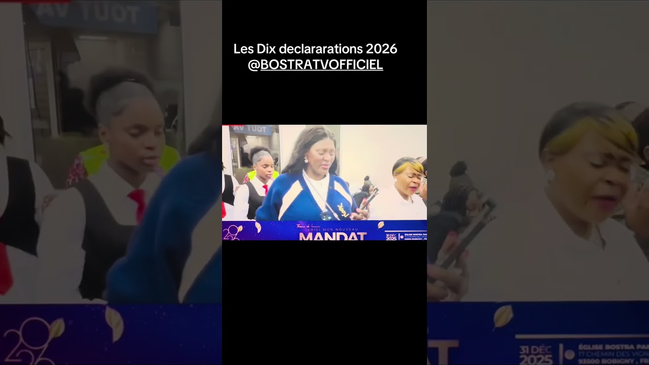 Les Dix declarations Pasteur Charles Bameko le 01/01/2026 Bostra