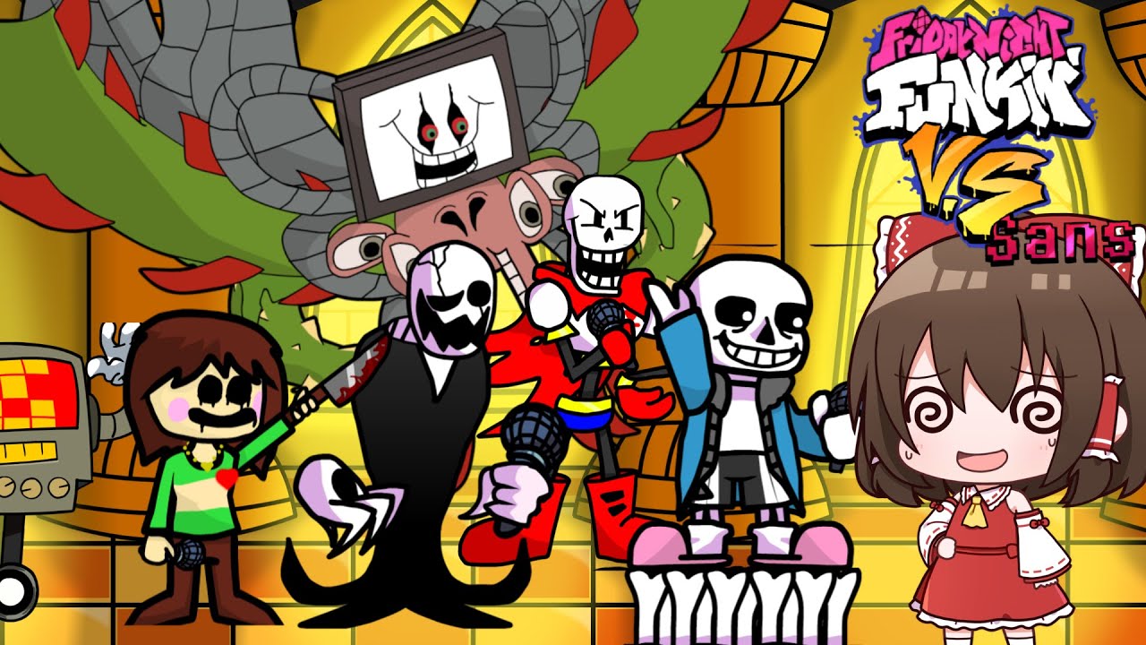 undertaleのキャラクターたちと音ゲーバトルしたら強すぎた【ゆっくり実況】【日本語解説】
