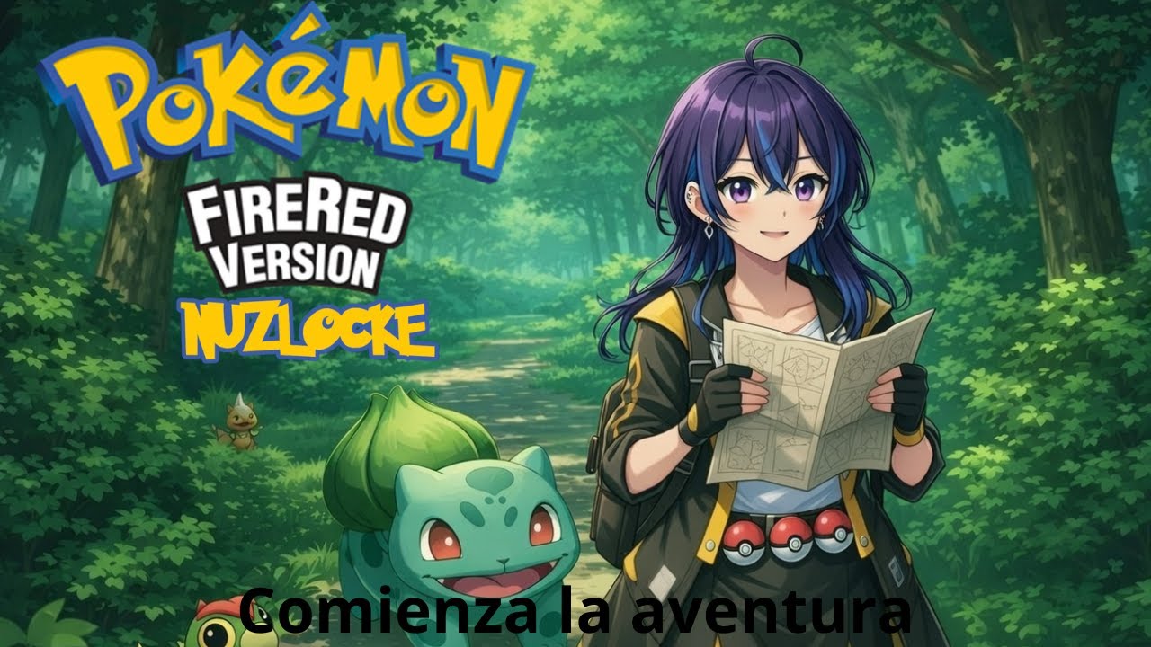 Empezamos la aventura-Pokemon Rojo Fuego Nuzlocke ep1