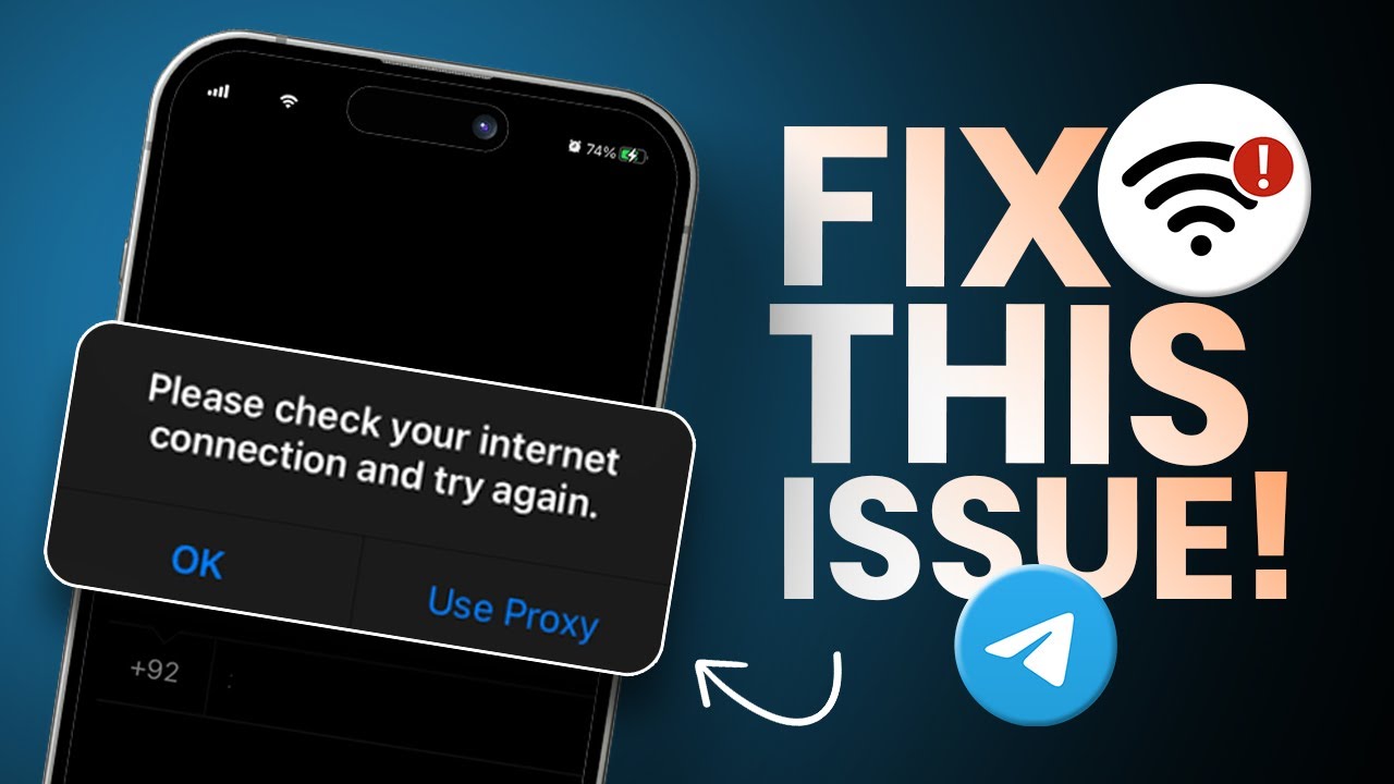 Telegram Error on iPhone? Fix &ldquo;Check Your Internet Connection and Try Again&rdquo; Now!