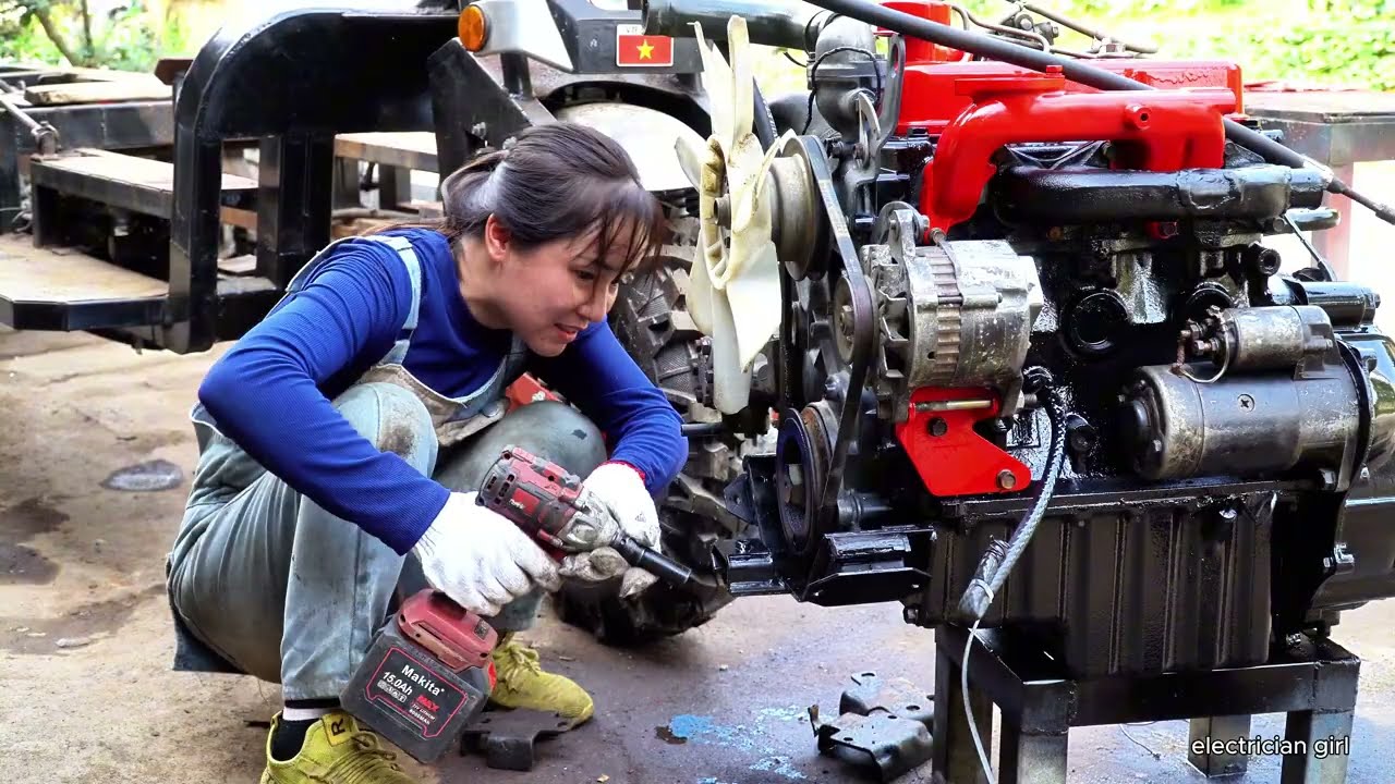 Restoring and refurbishing a three-wheeled vehicle engine | Installation and completion steps Part 2