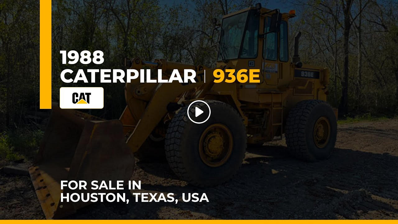 1988 Caterpillar 936E Wheel Loader For Sale | MY Equipment