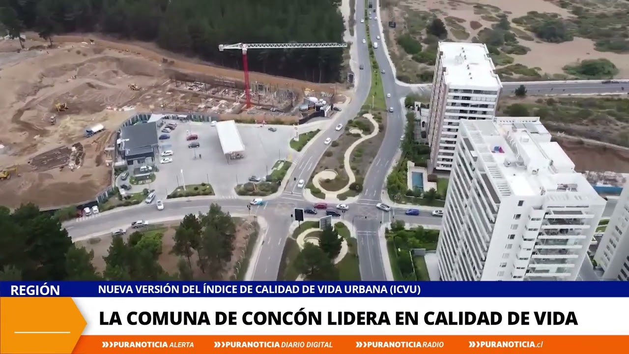 Concón es la comuna con mejor calidad de vida urbana de la Quinta Región