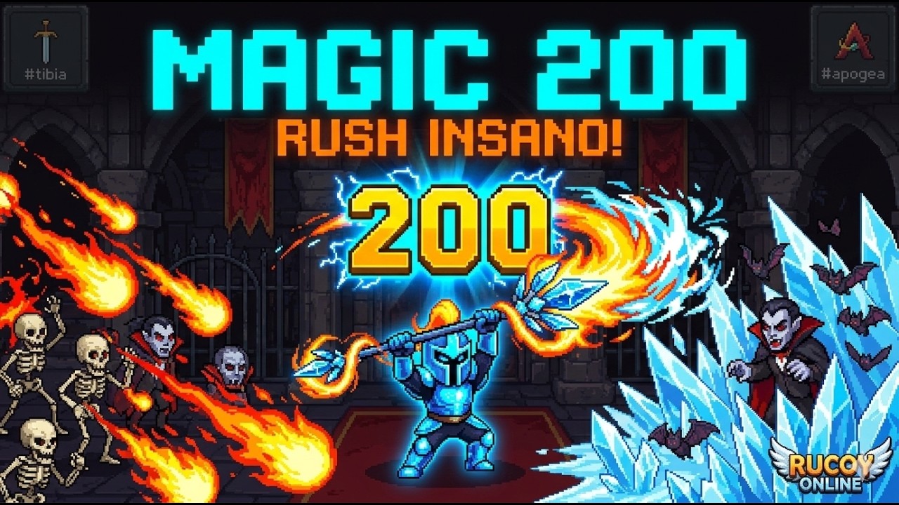 🛡️ RUCOY ONLINE: RUSH MAGIC LVL 200!