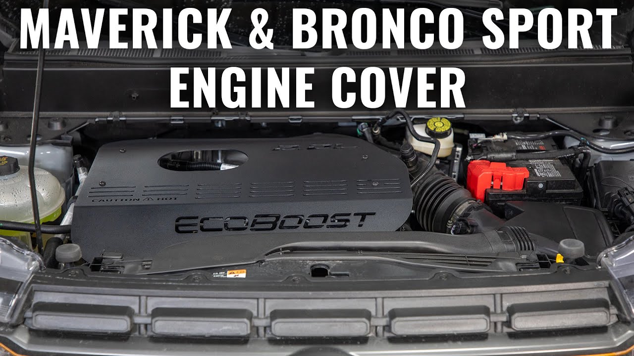 Ford Maverick & Bronco Sport Engine Cover Install
