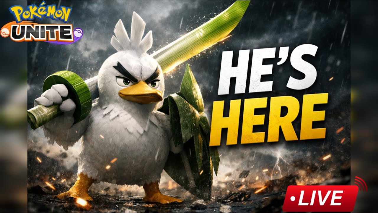 Sirfetch'd is Here Lets play !! || Pokemon Unite  || Beast Live #pokemonunite #livestream