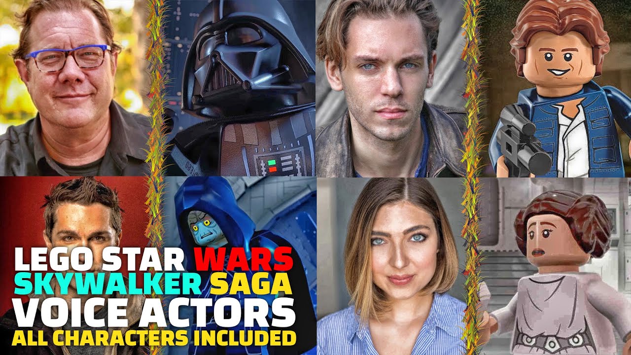 LEGO STAR WARS THE SKYWALKER SAGE ПЕРСОНАЖИ И АКТЕРЫ Озвучки 2022 (более 50 персонажей)