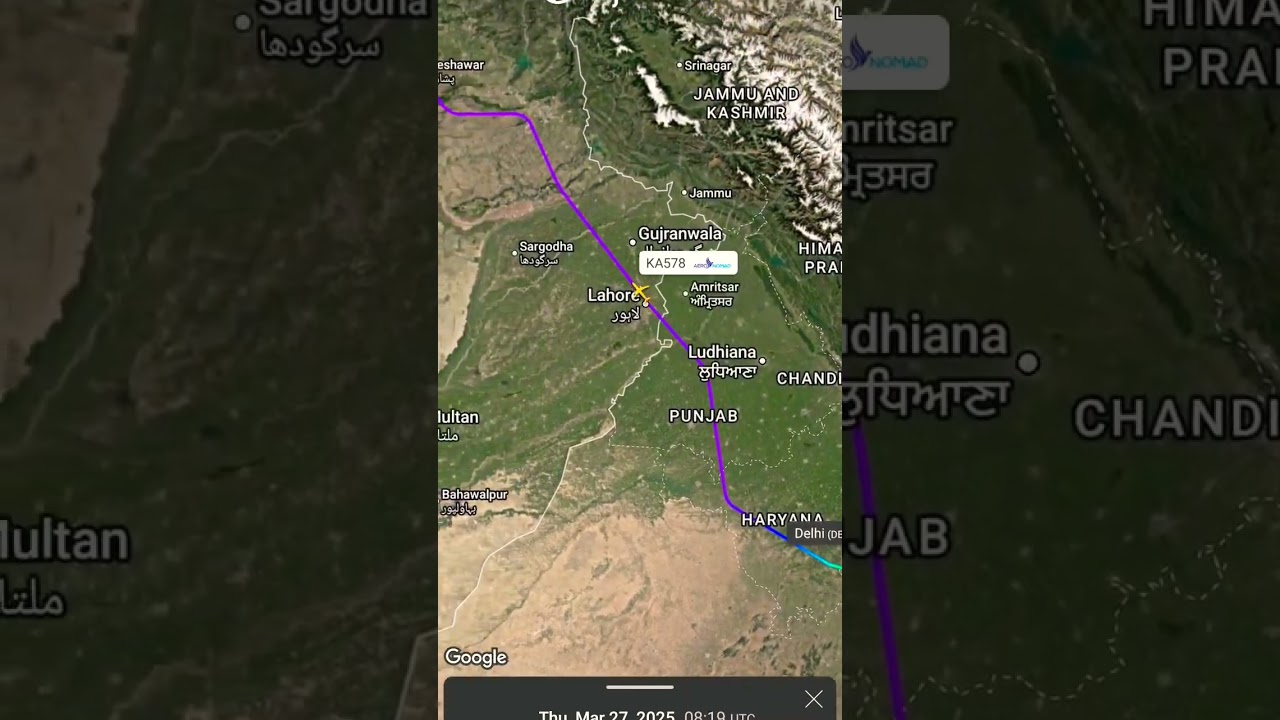 New Delhi to Bishkek ,Kyrgyzstan: Flight Route Map #kyrgyzstan #bishkek