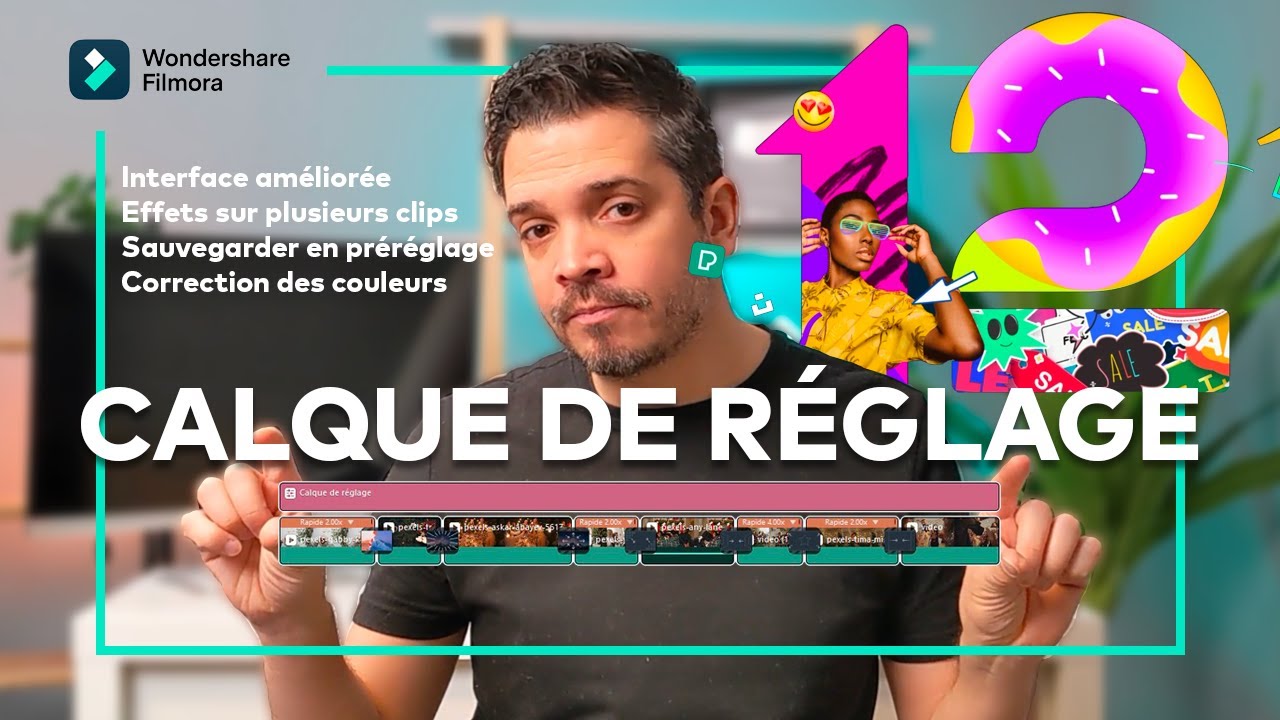 Tout nouveau CALQUE DE RÉGLAGE dans Filmora || Wondershare Filmora 12