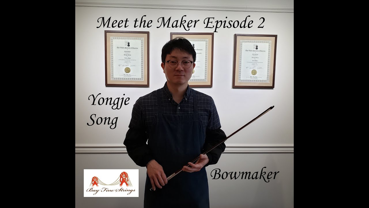 Meet the Maker Ep2 Yongje Song Bowmaker with Thomas Yee, Violinist
