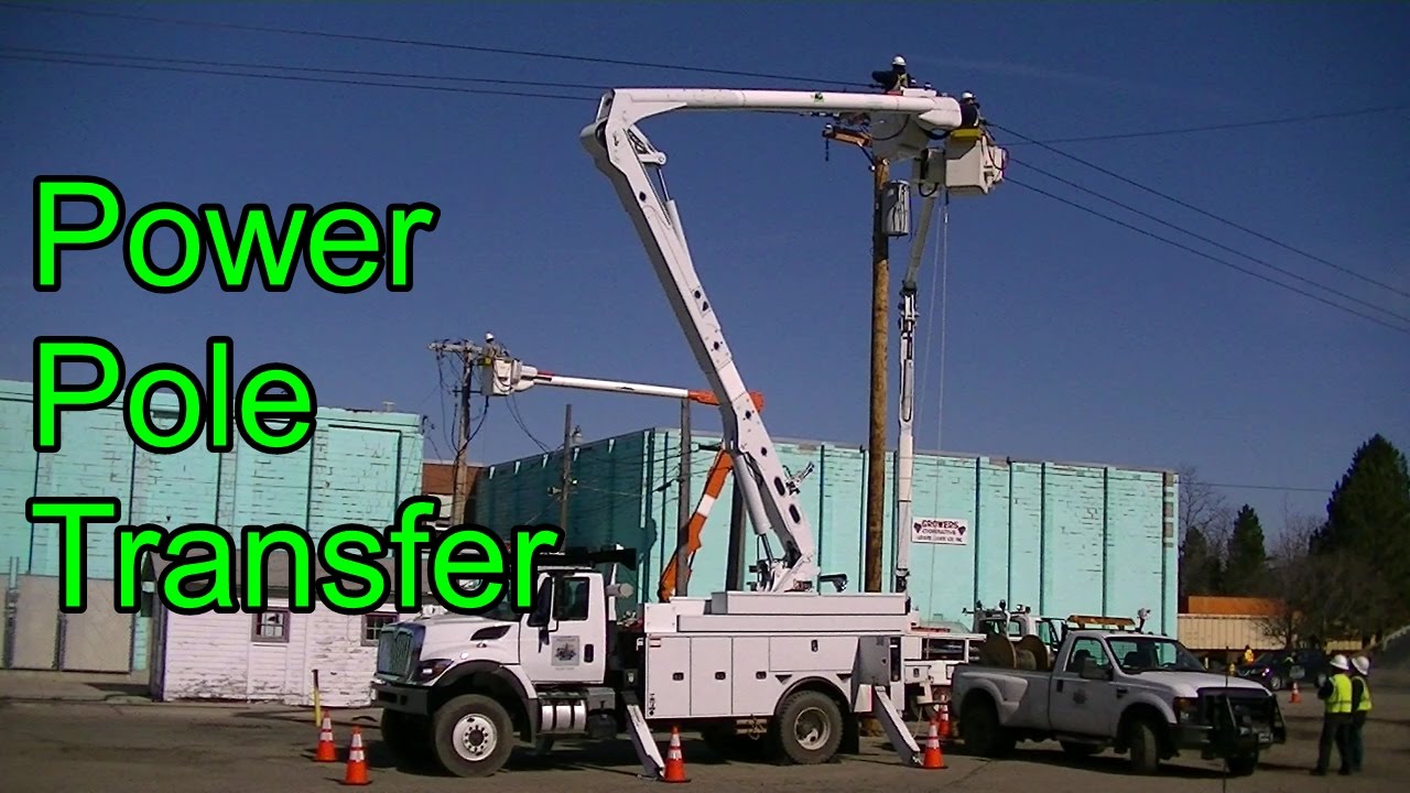 Power Pole Replacement, Time lapse ~8 hours