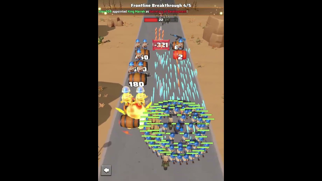 Last War Frontline Breakthrough 1/18/2026 score 2836