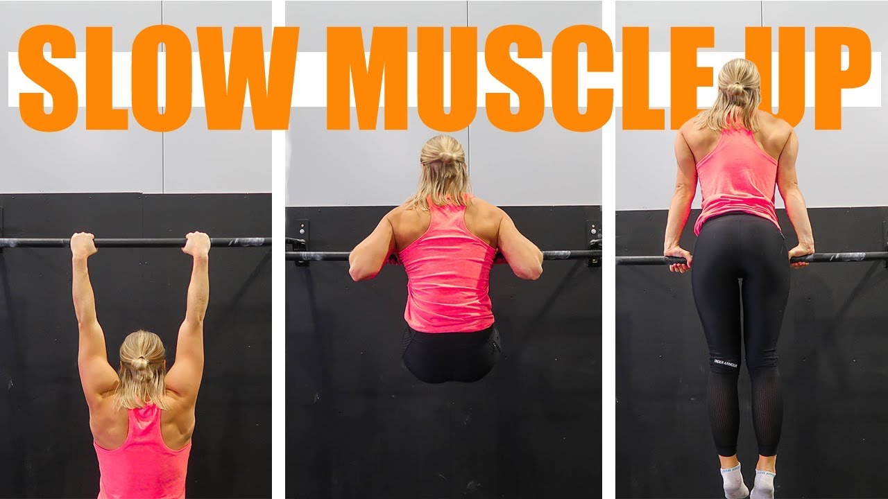 SLOW MUSCLE UP  - WITH 4 EASY EXERCISES