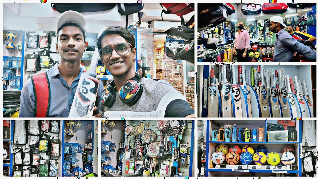 BEST CRICKET KIT SHOP |MUMBAI ALL SPORTS ITEM AVAILABLE HERE NEAR CRAWFORD MARKET PT:2.2