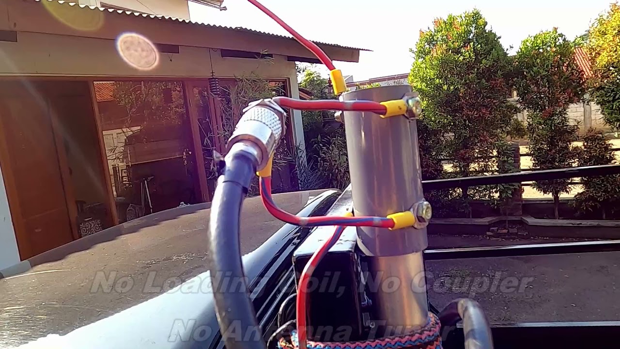 80M BAND SLOPER ANTENNA.  NO LOADING COIL, NO ANTENNA TUNER, NO COUPLER.