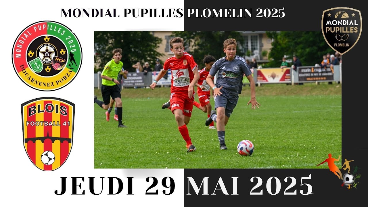Sélection Douarnenez Porzay - Blois  Foot 41 (Mondial Pupilles 2025)