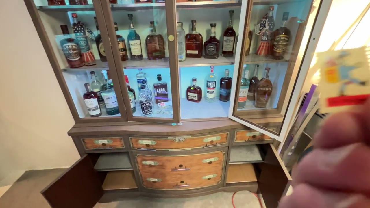 How to Finale of my liquor cabinet work
