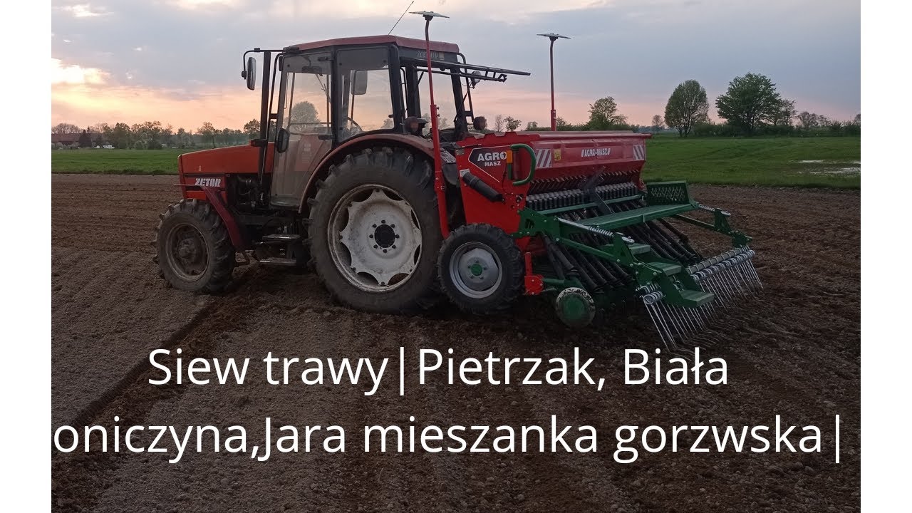 Siew trawy 2024|Zetor 9540|Agro-masz SR300|Engine sound #siewy #oporowo #dc