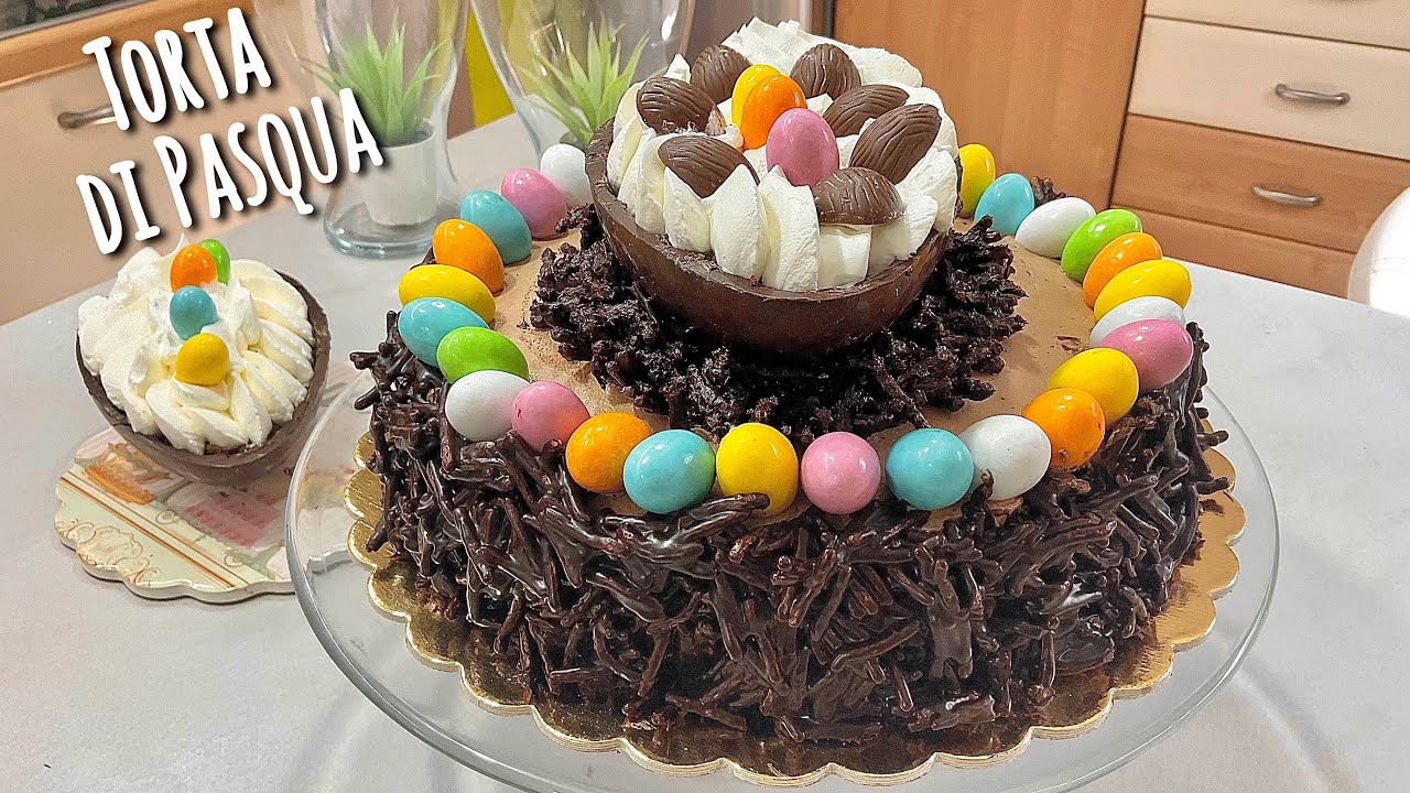 ПАСХАЛЬНЫЙ Кулич 🐣 Бисквит с какао, пропитанный и начиненный 🐣