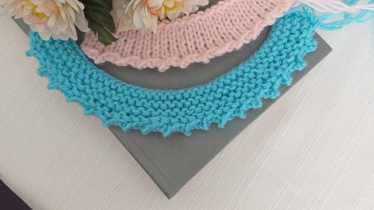Puntilla de Remate en forma de Picos. / Tejidos y Bordados con Lily. 🌷👍🧶🧶🧶🧶