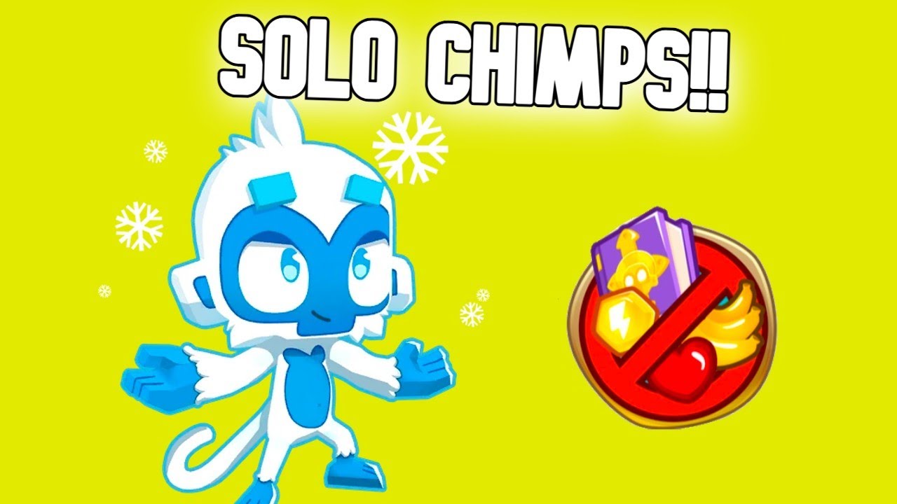I Destroyed Chimps with a SOLO Ice Monkey! +buffs