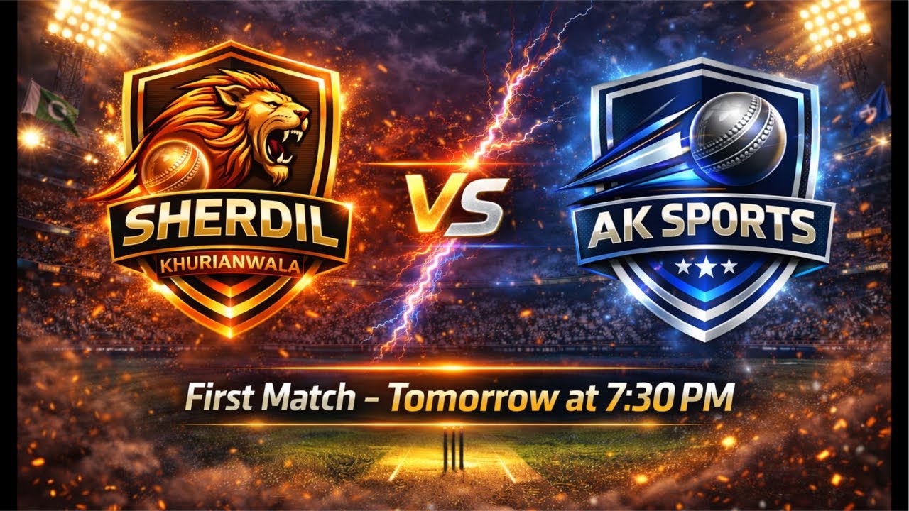 Khurianwala Sherdil vs AK Sports Live Match