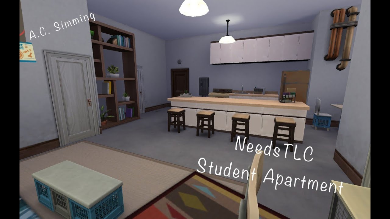 Needs TLC Apartment - Sims 4 Speed Build