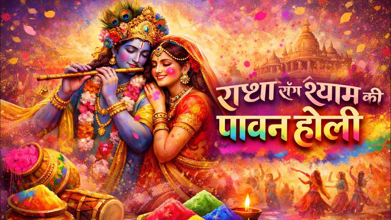 मैं रंगी श्याम के रंग में | राधा कृष्ण होली भजन 💛