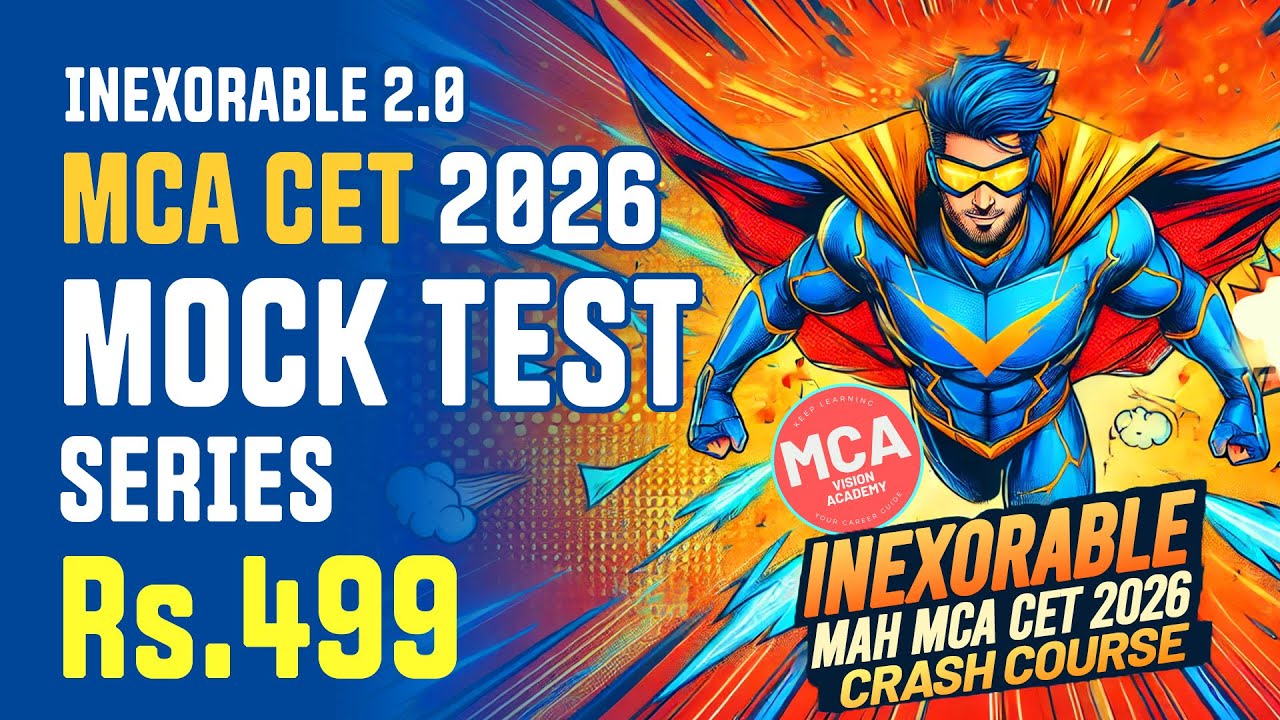 MCA CET MOCK TEST SERIES 2026 & REVISON SERIES 2026 Launched