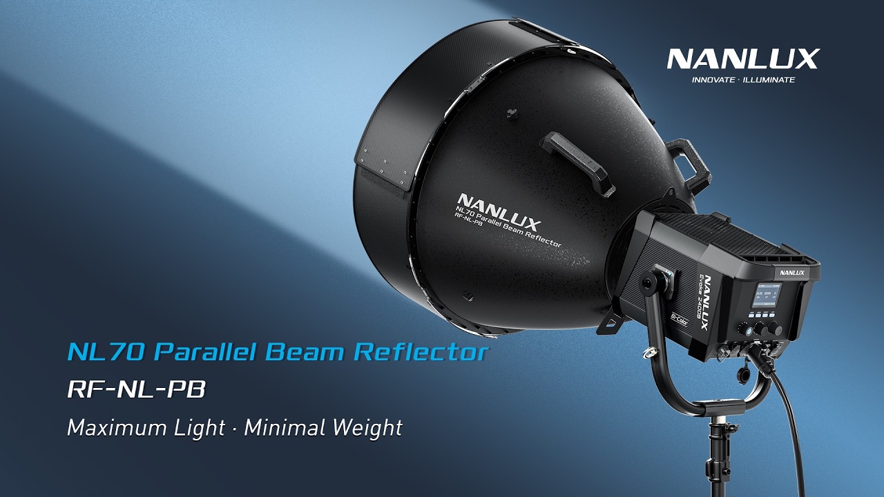 Introducing the Nanlux NL70 Parallel Beam Reflector - Maximum Light, Minimal Weight