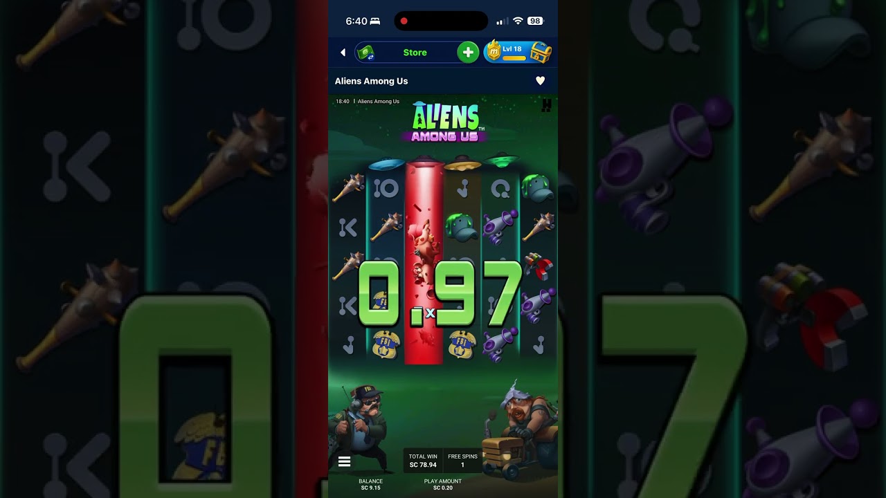 🛸Aliens Among Us ￼on MyPrize Casino🎰💵 best to watch on phone 📲￼