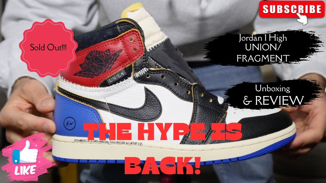 РАСПРОДАНО | Union: Fragment: Кроссовки Air Jordan 1 High - Смотрите перед покупкой! Распаковка и...