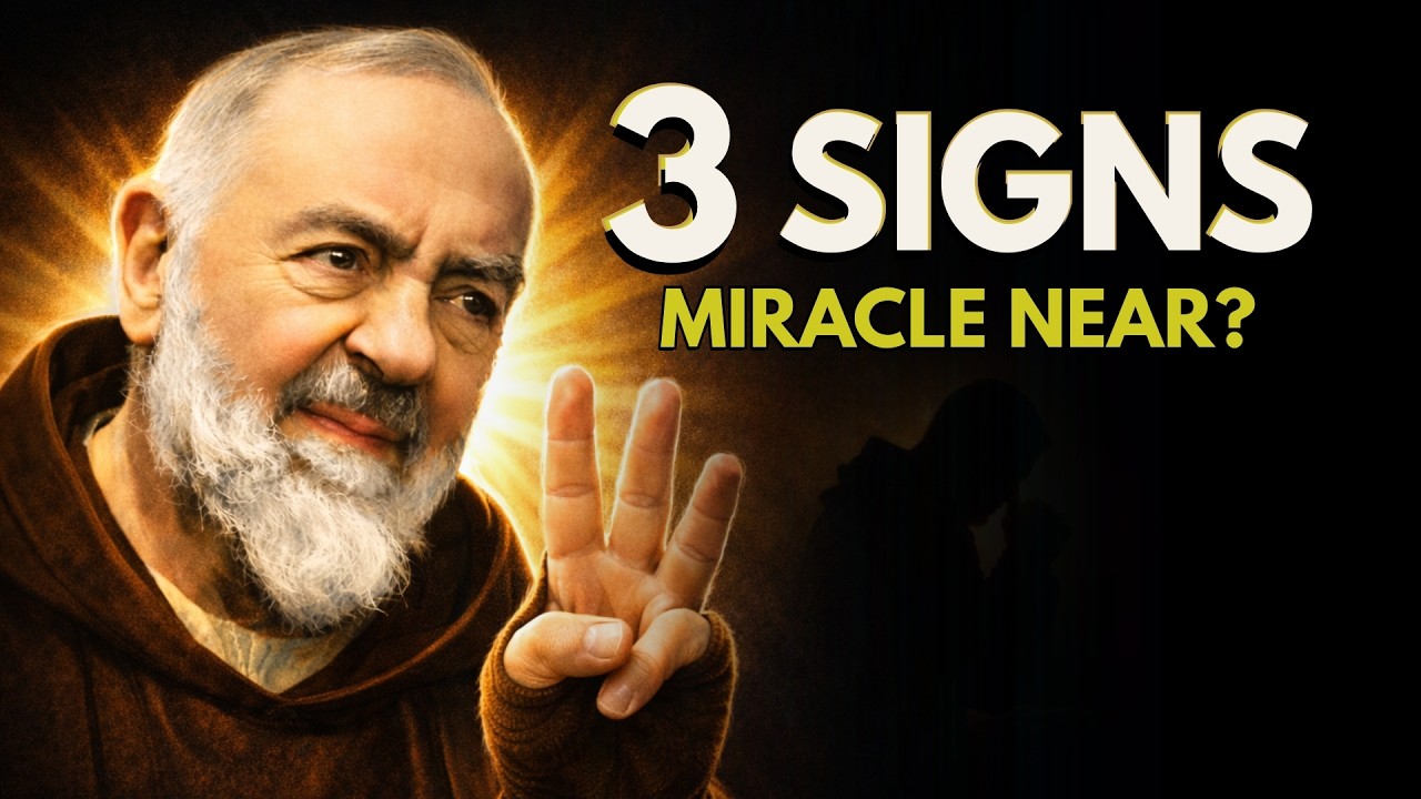 PADRE PIO 3 SIGNS A MIRACLE IS NEAR