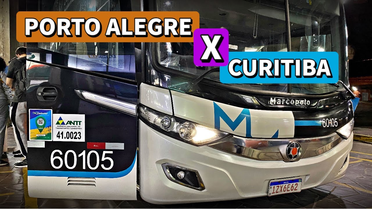 O Melhor SEMI LEITO do Brasil? Viajando de PORTO ALEGRE X CURITIBA com a PENHA