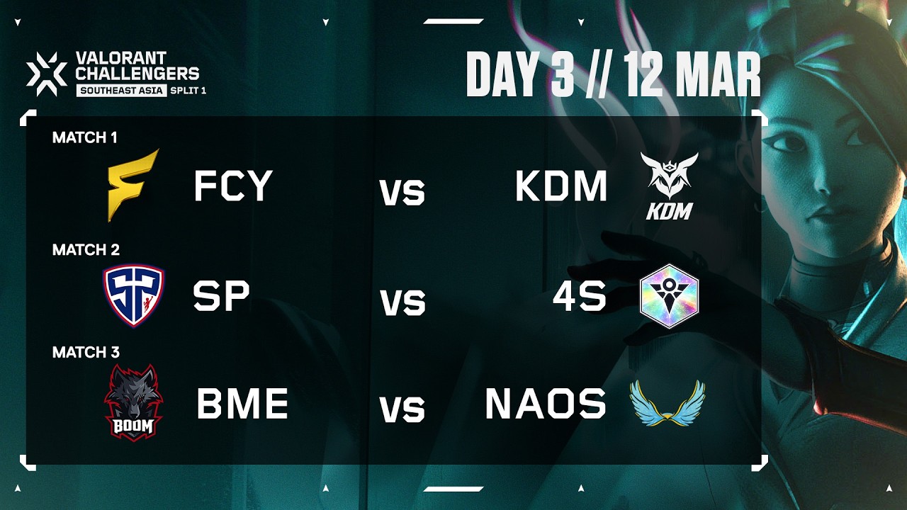 VALORANT Challengers SEA 2026 Split 1 — Group Stage — Day 3