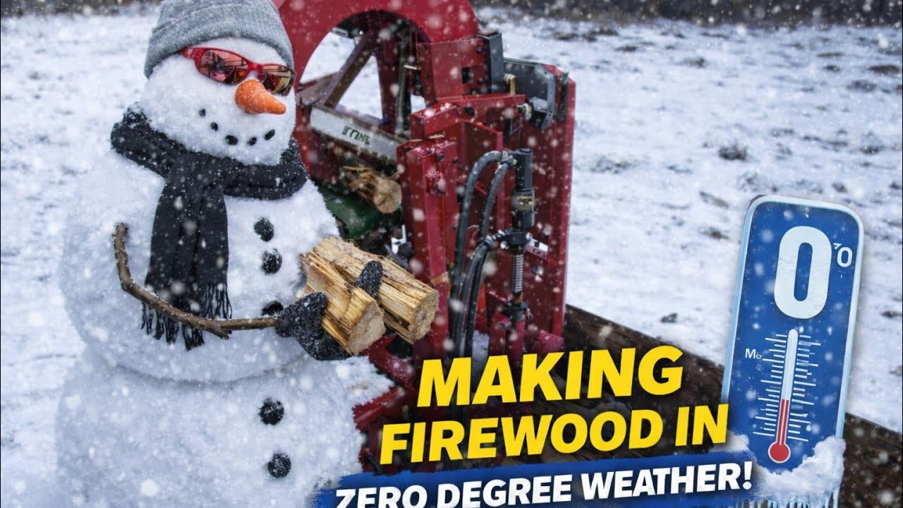 0° Firewood Processing Test — The Oiler Failed