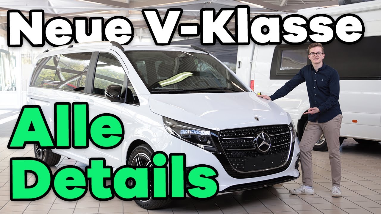 NEU Mercedes V-Klasse [2024]: Familienfahrzeug oder Luxus-Van oder beides? | Extra-Lang, Kompakt