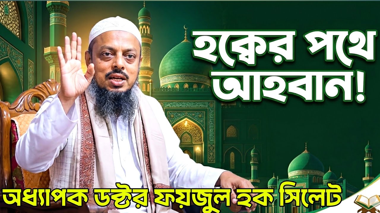অধ্যাপক ডক্টর ফয়জুল হক সিলেট নতুন ওয়াজ||Professor Dr.Faizul Haque Sylhet new waz||alvetv waz BD||