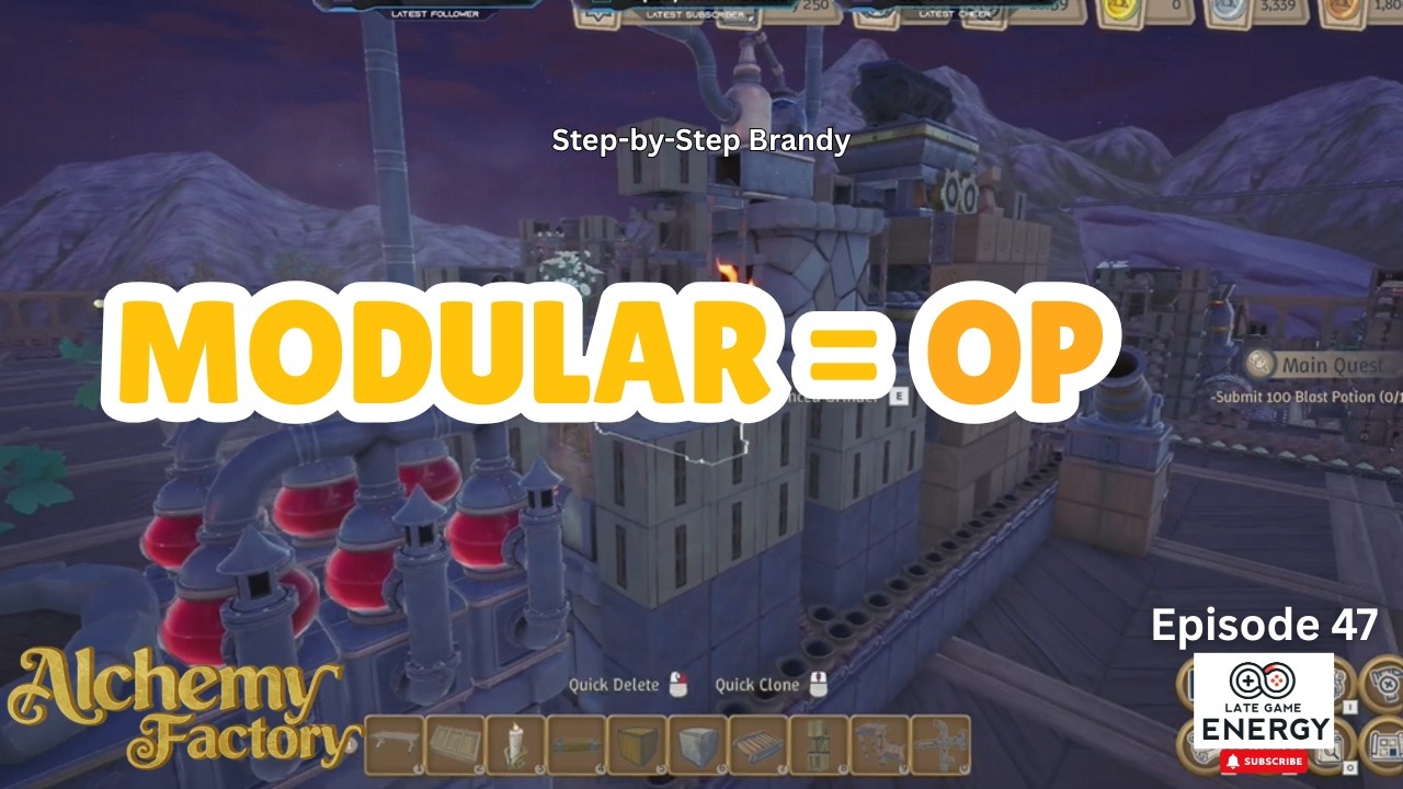 Modular Brandy Build for Blast Potions (Scalable Setup!) | Alchemy Factory