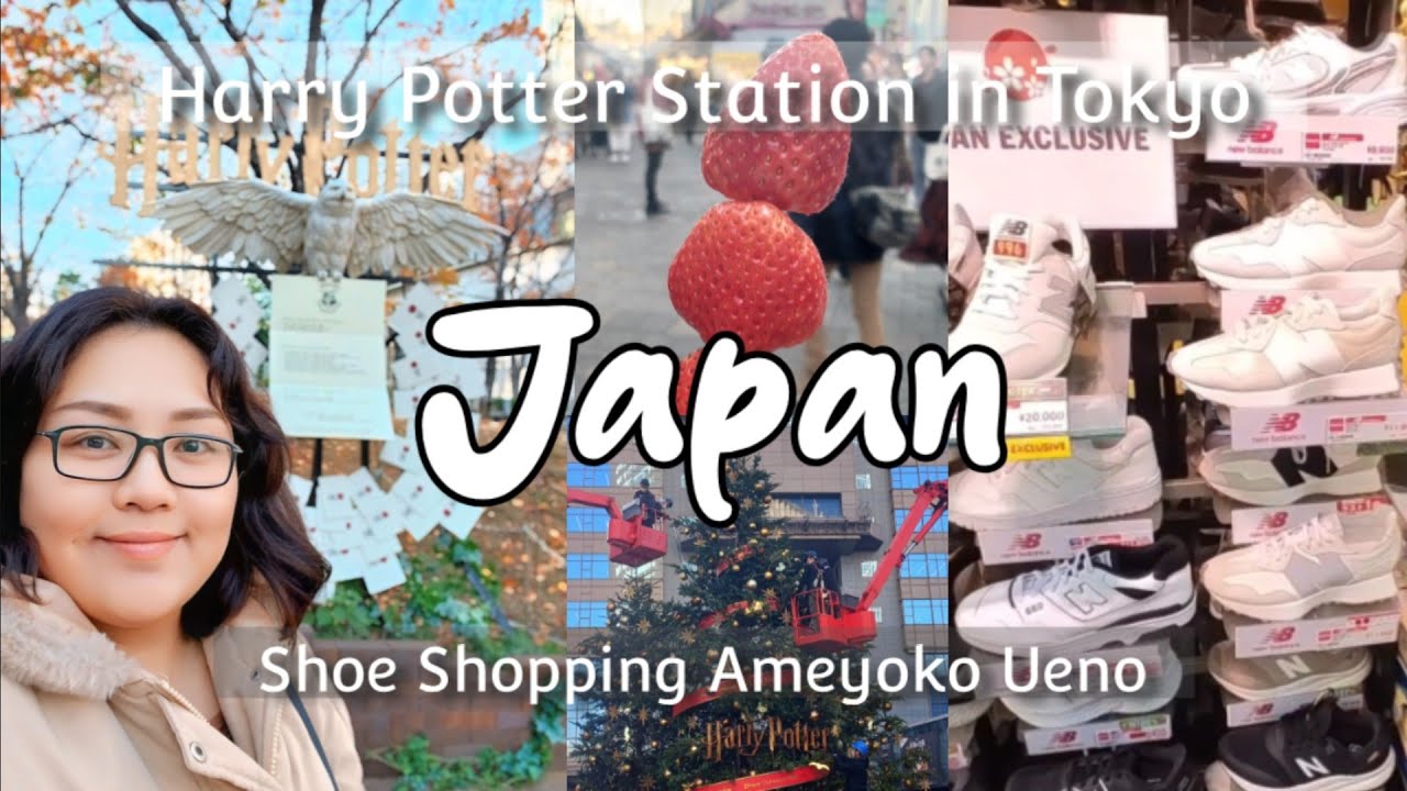 Solo in Japan - Harry Potter Station, Shoe Prices in Ameyoko Shopping Street Ueno Ep 17