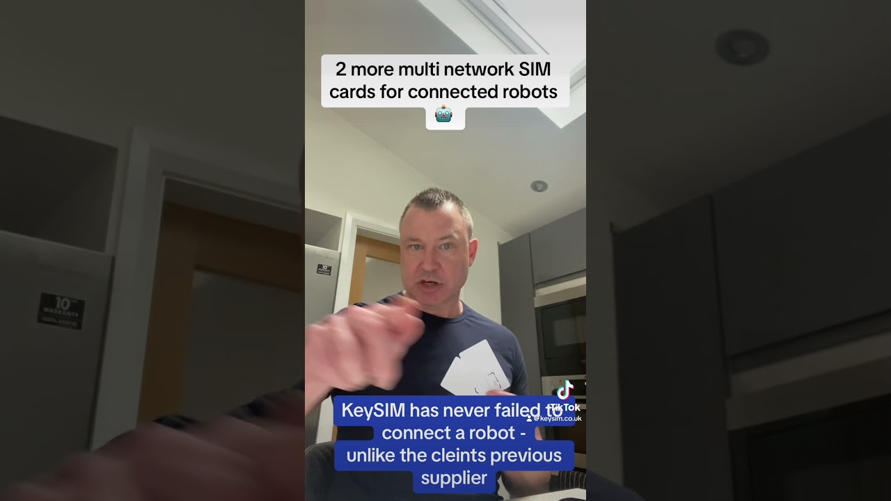 2 multi network IoT SIM’s for connected robots 🤖
