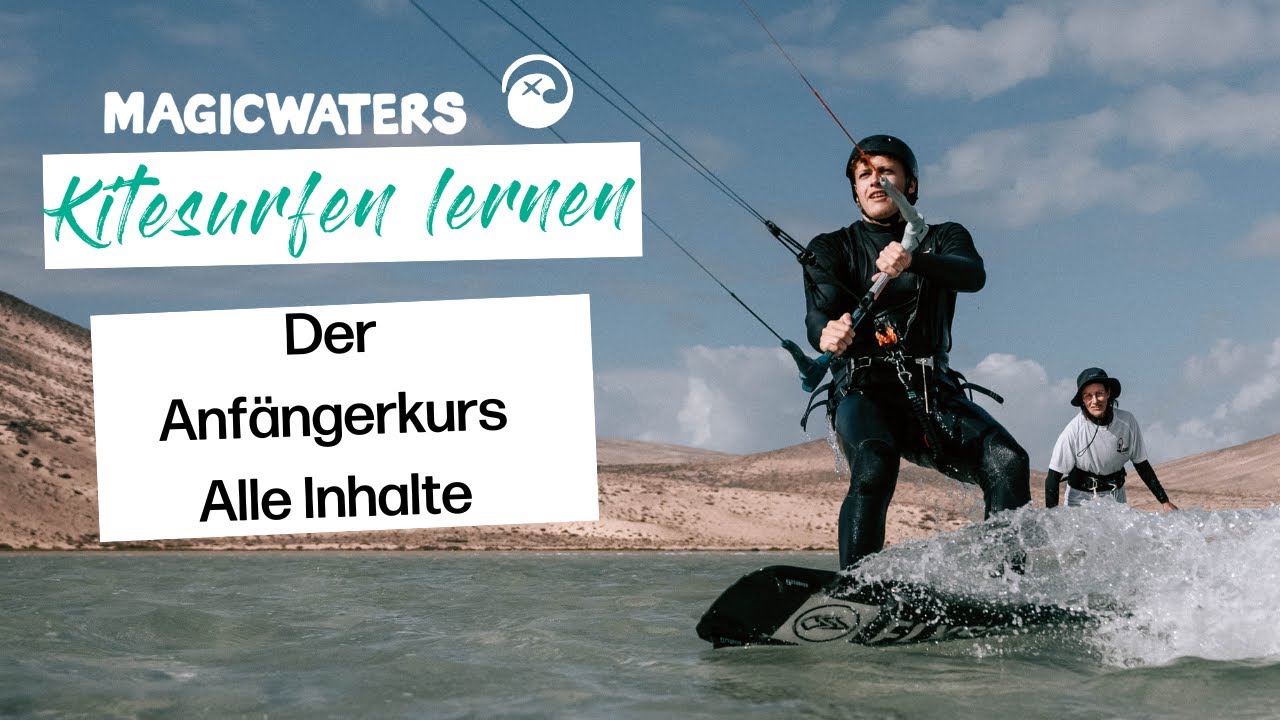 Kitesurfen lernen im Einsteigerkurs / Anfängerkurs