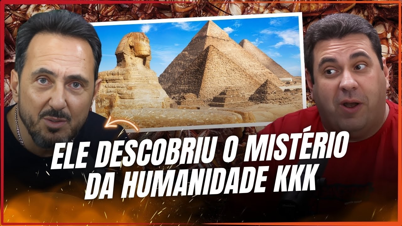 Marcos Eberlin  e Engenheiro Leo debatem sobre Ancestrais, Baratas e o Mistério das pirâmides