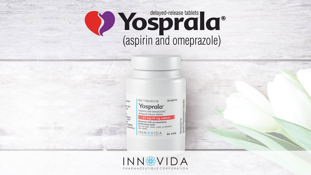 Yosprala&reg; (aspirin and omeprazole) by Innovida Pharmaceutique Corporation - Mechanism of Action